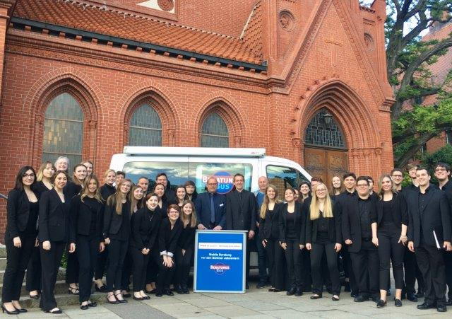 penn state concert choir vor beratungsbus